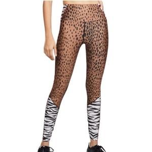 GOOD AMERICAN Animal Print High Rise Leggings